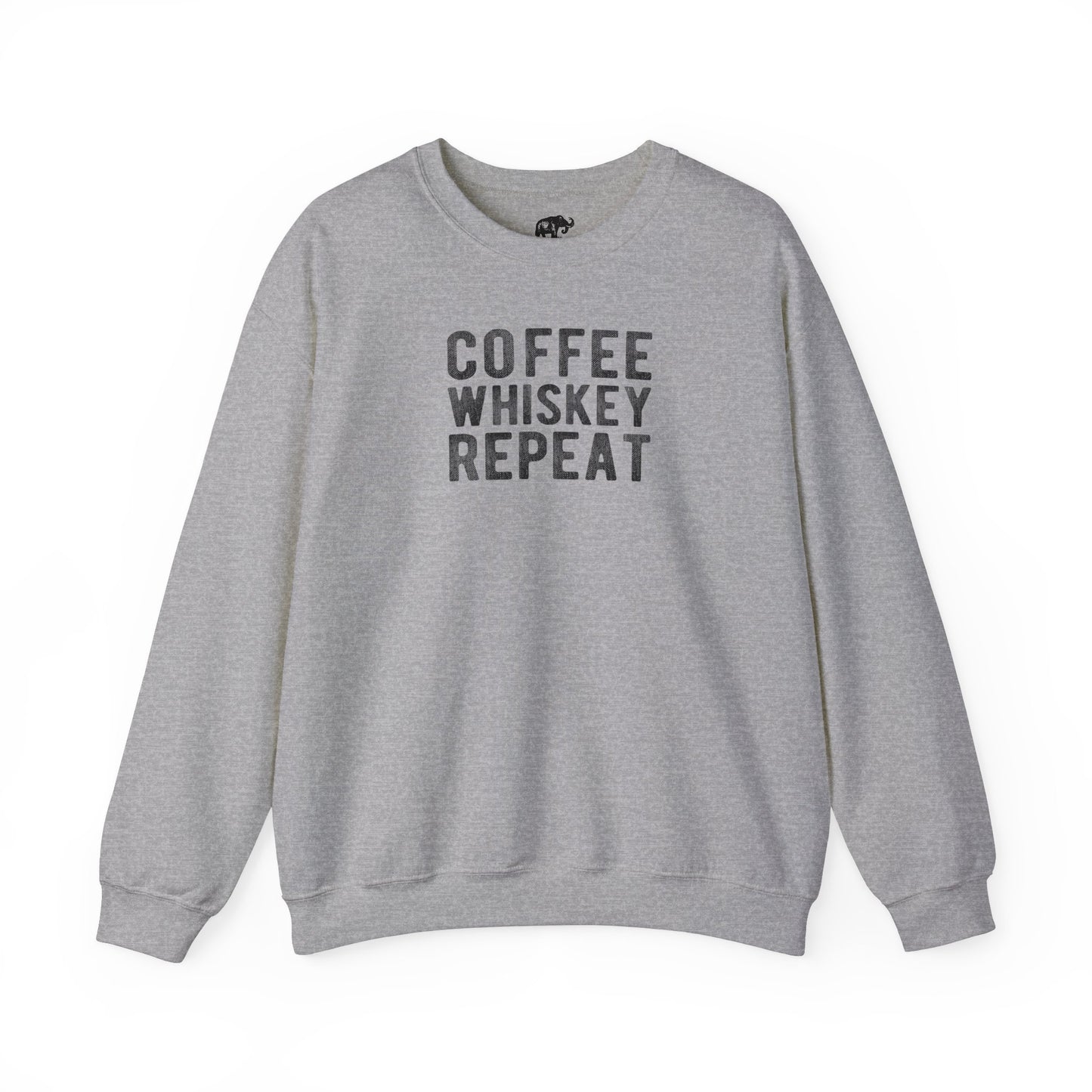 Coffee Whiskey Repeat Sweatshirt