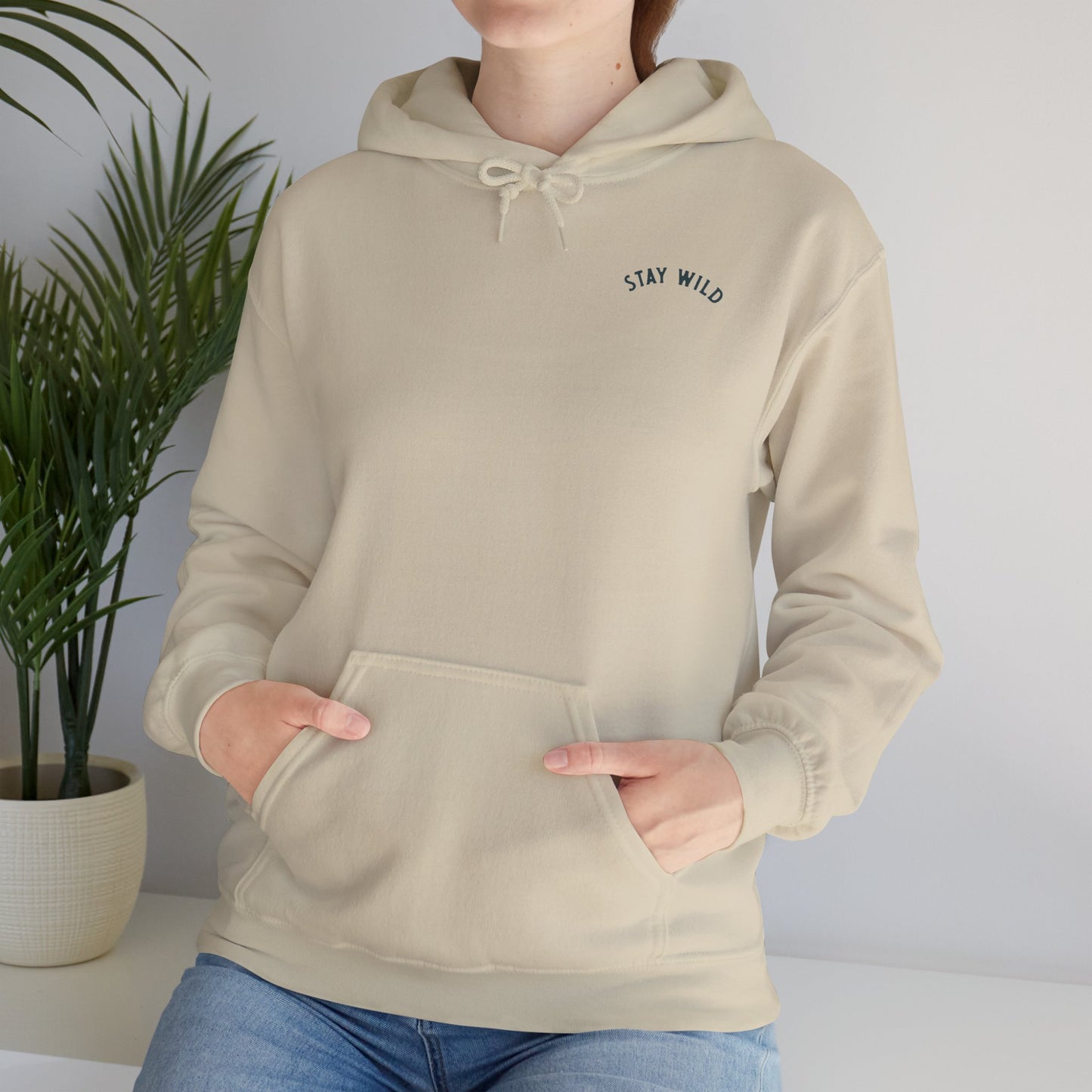 Stay Wild A Frame Hoodie