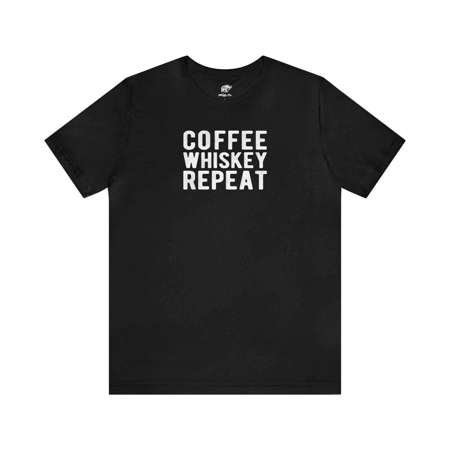 Coffee Whiskey Repeat Tee