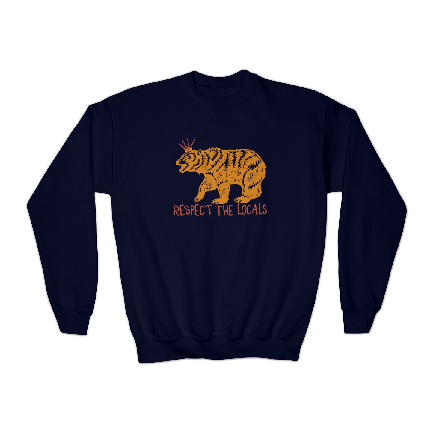 Respect The Locals Bear Youth Sweatshirt