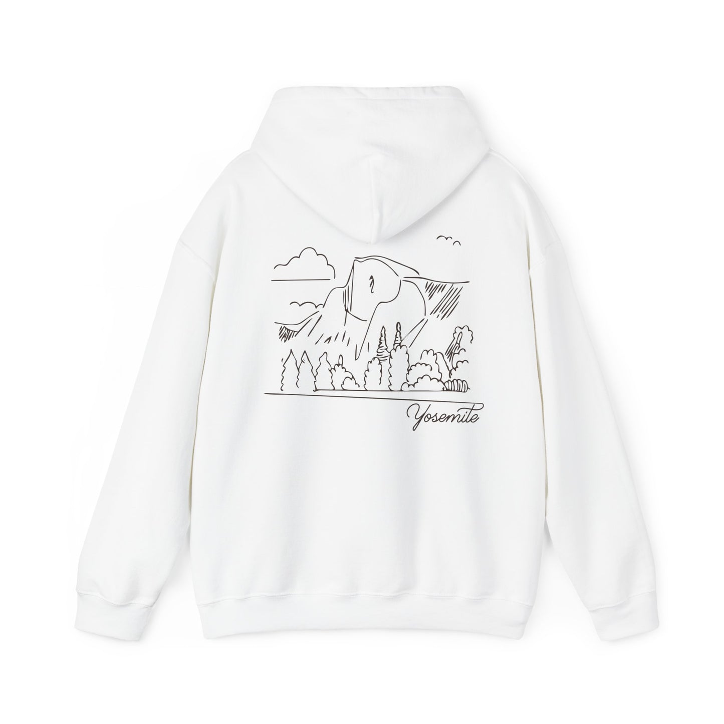 Yosemite National Park Drawing Hoodie