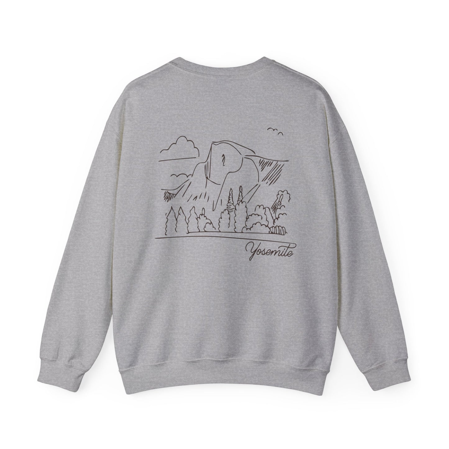 Yosemite National Park Drawing Sweatshirt