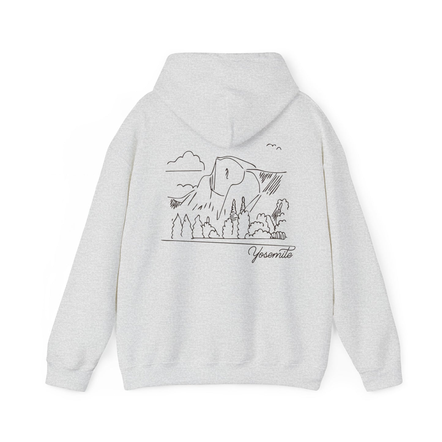 Yosemite National Park Drawing Hoodie