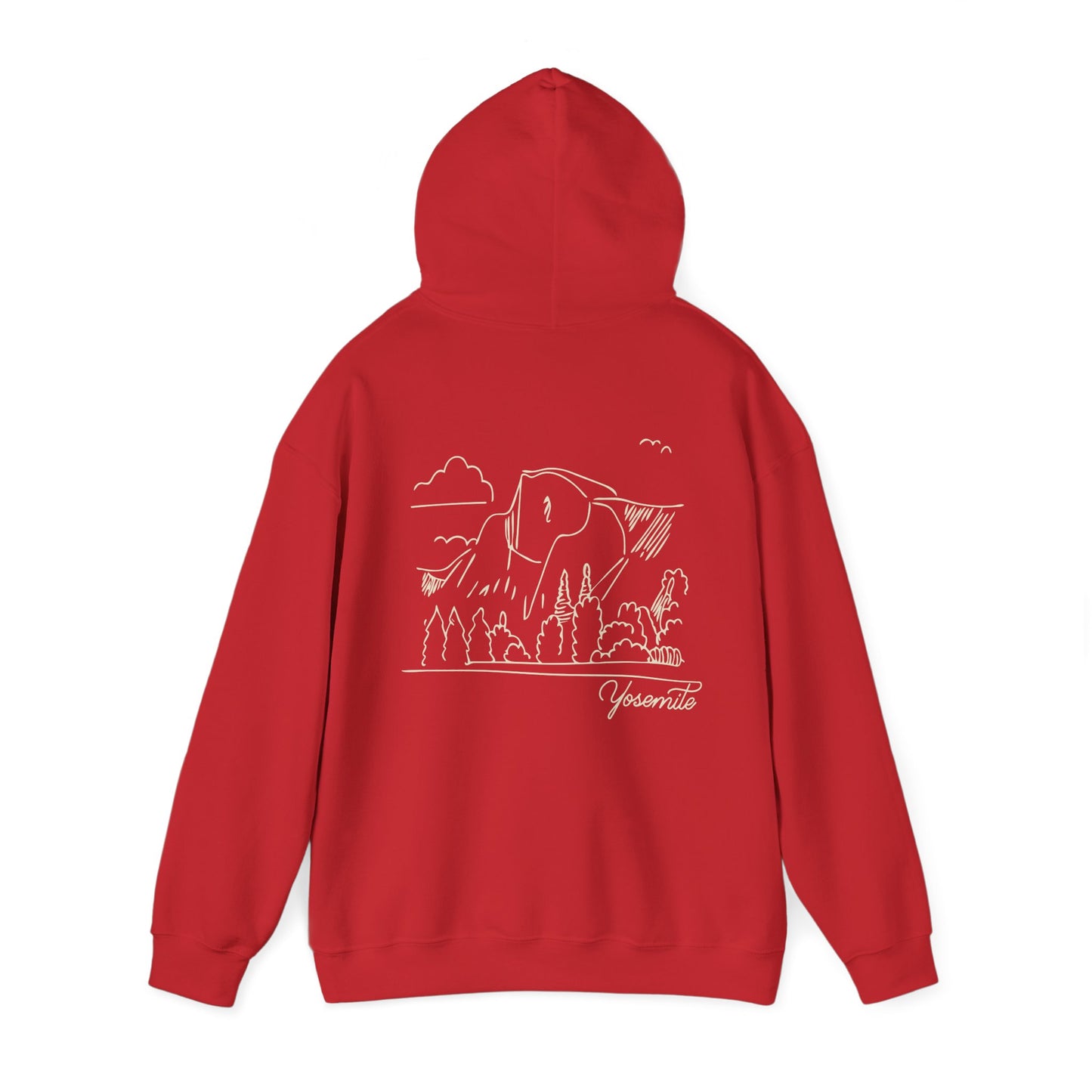 Yosemite National Park Drawing Hoodie