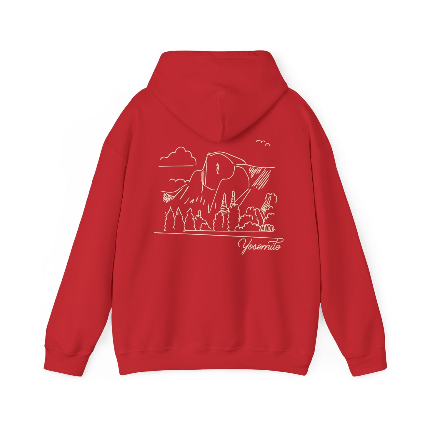 Yosemite National Park Drawing Hoodie