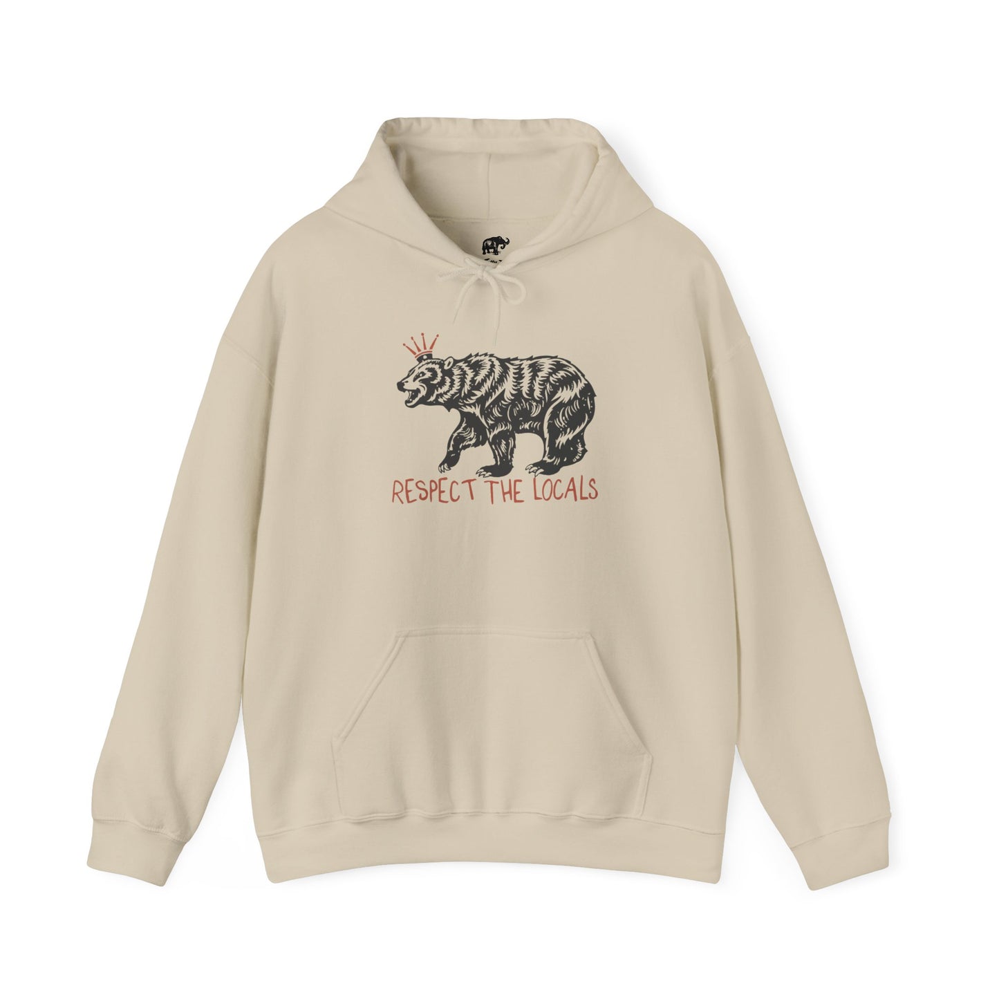 Respect The Locals Bear Hoodie