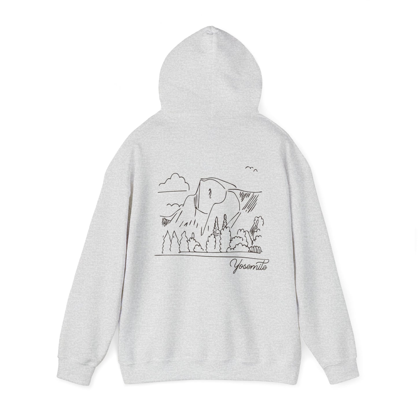 Yosemite National Park Drawing Hoodie