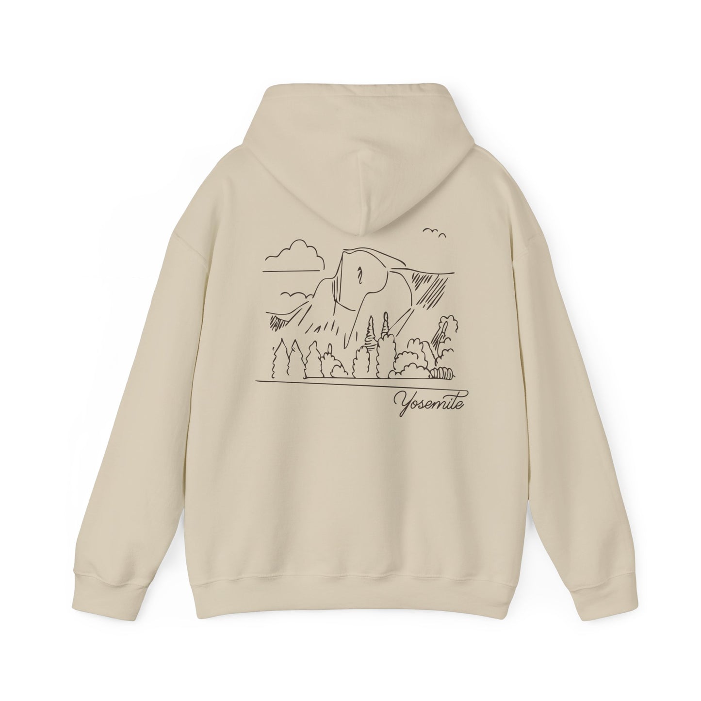 Yosemite National Park Drawing Hoodie