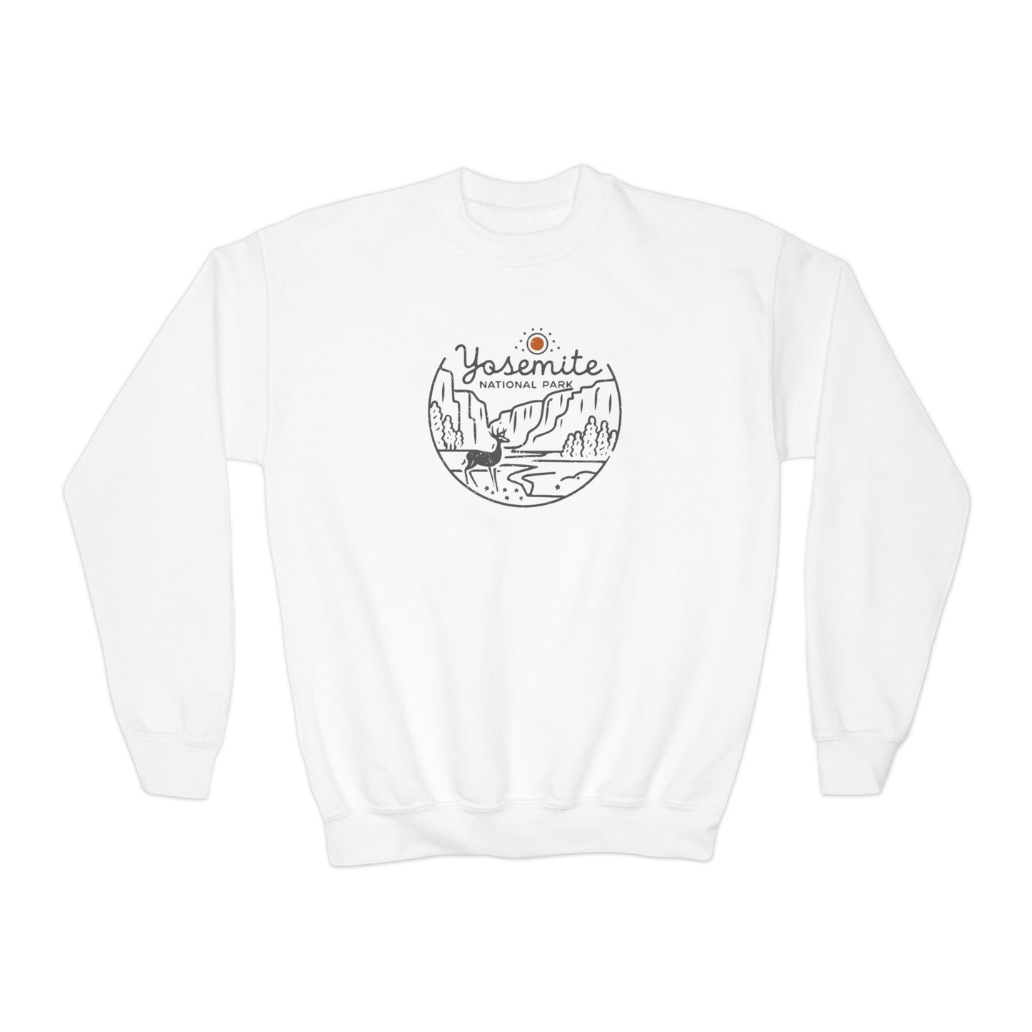 Yosemite National Park Deer Youth Sweatshirt