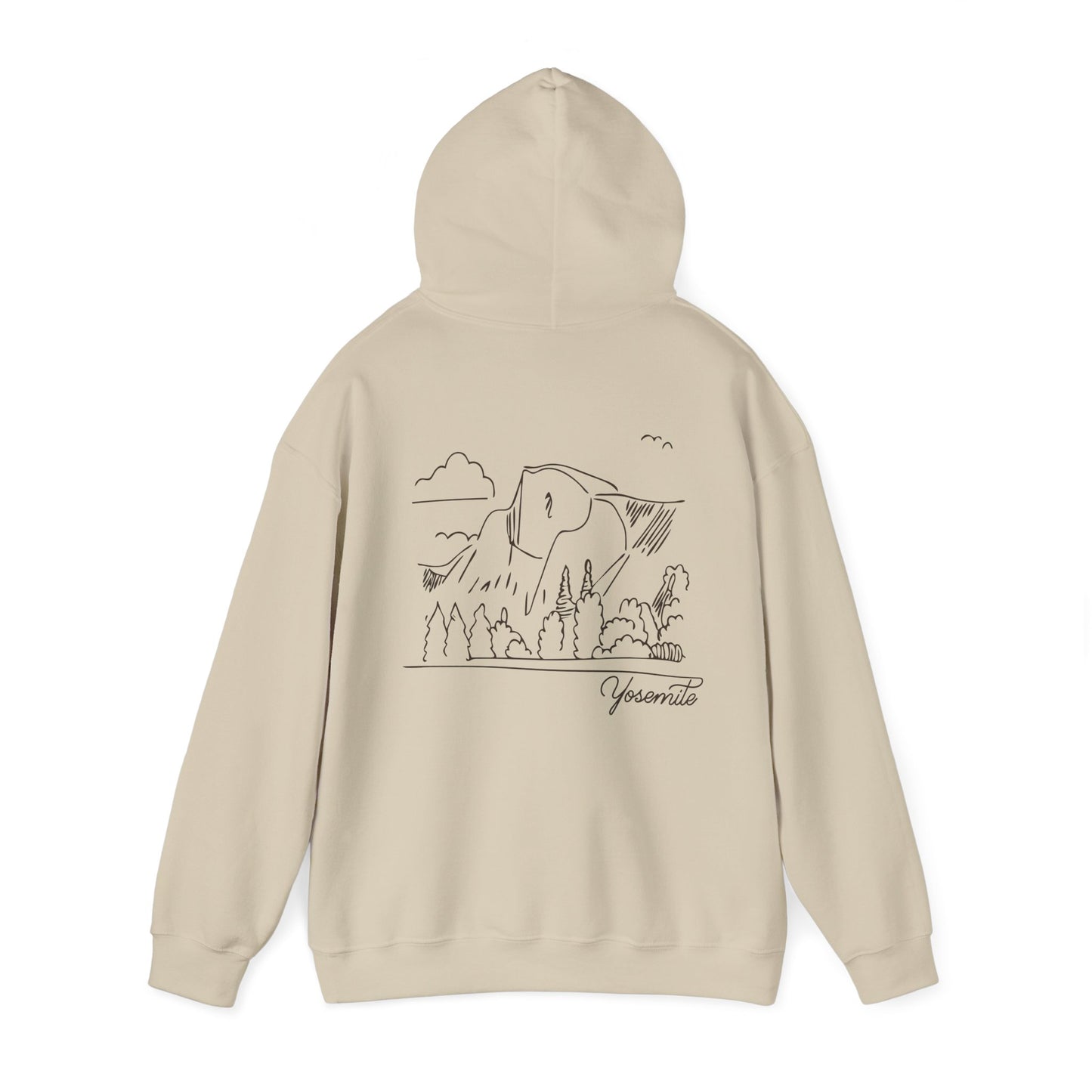 Yosemite National Park Drawing Hoodie