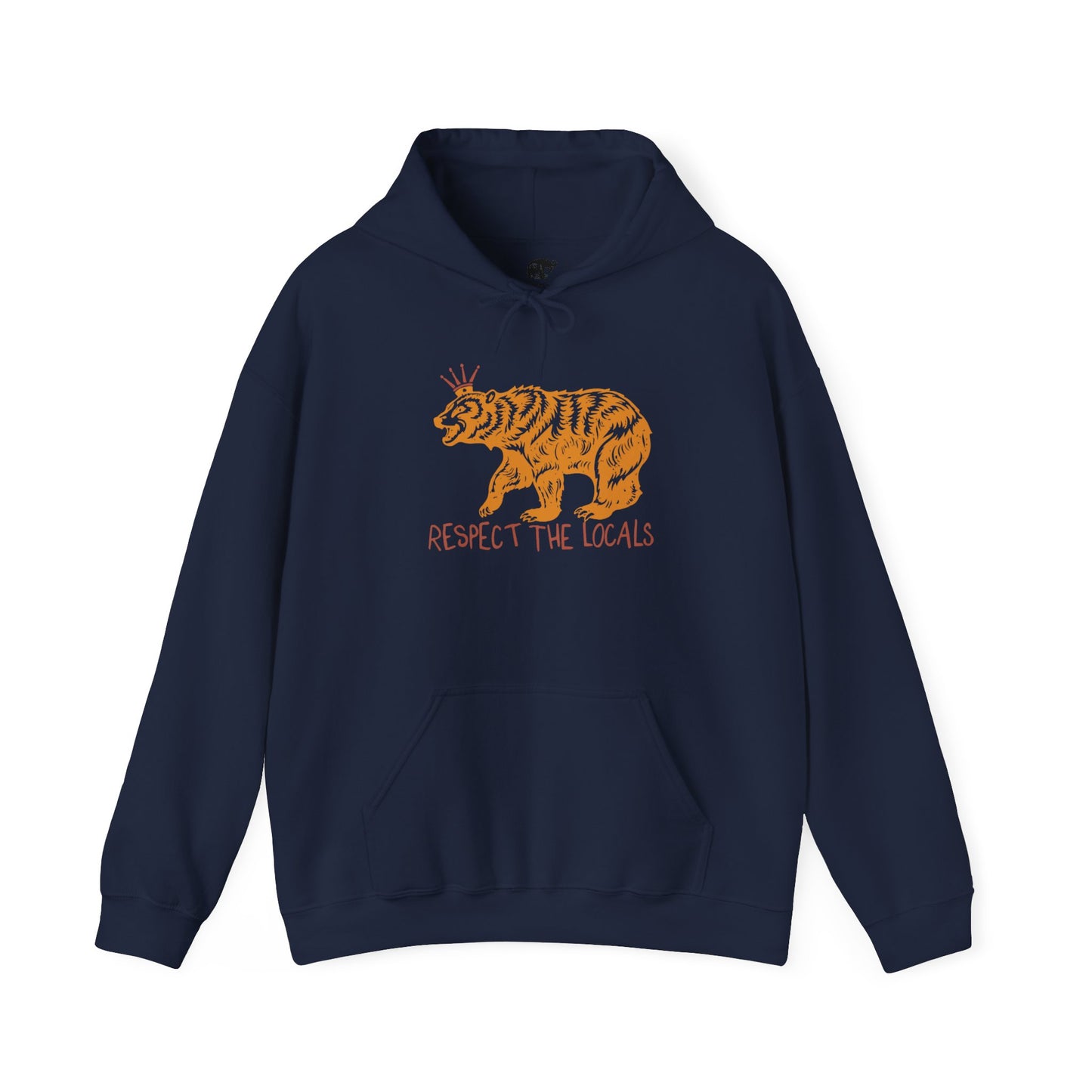 Respect The Locals Bear Hoodie