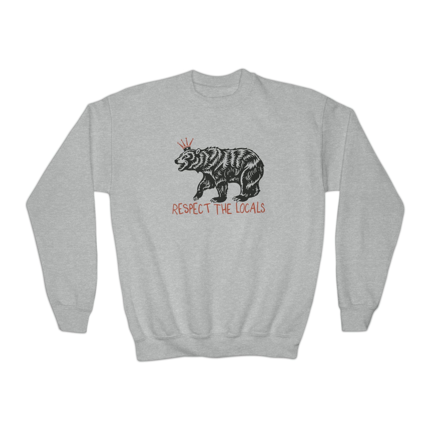 Respect The Locals Bear Youth Sweatshirt