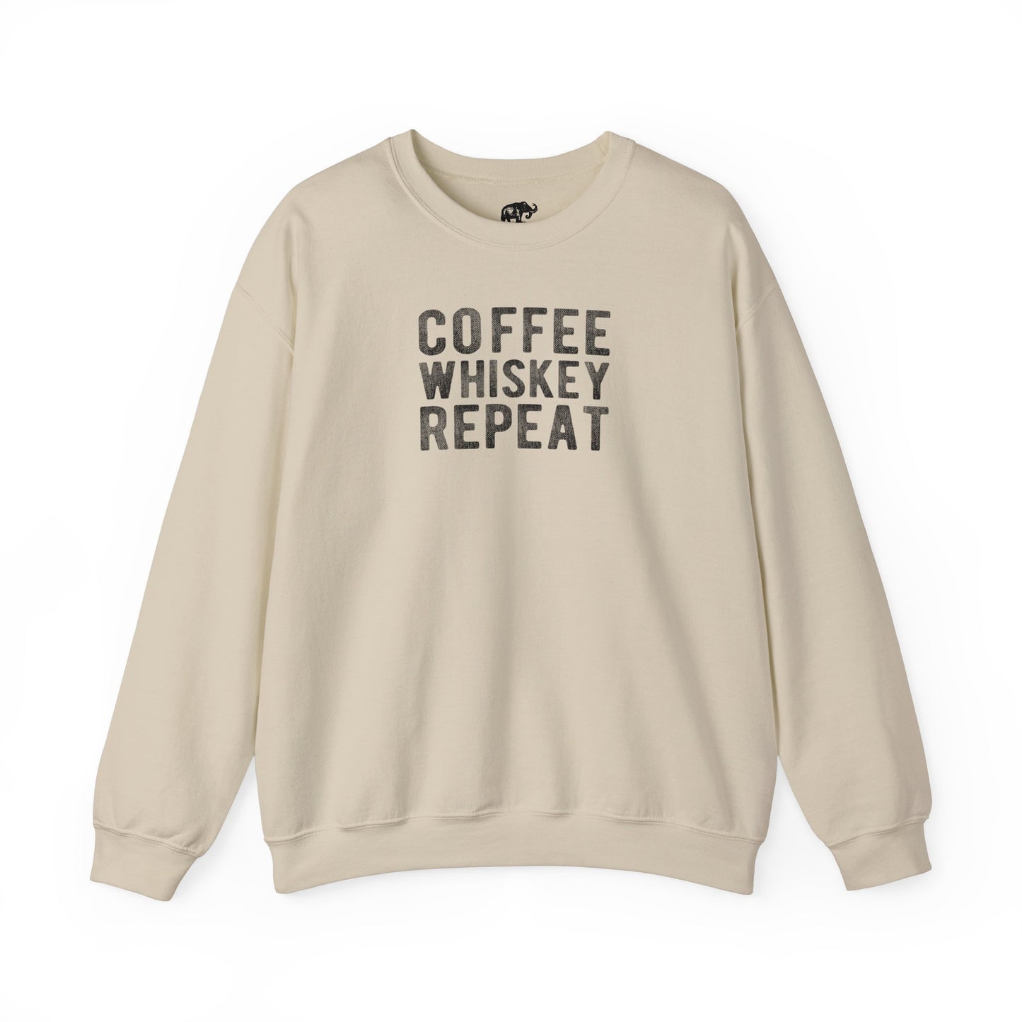 Coffee Whiskey Repeat Sweatshirt