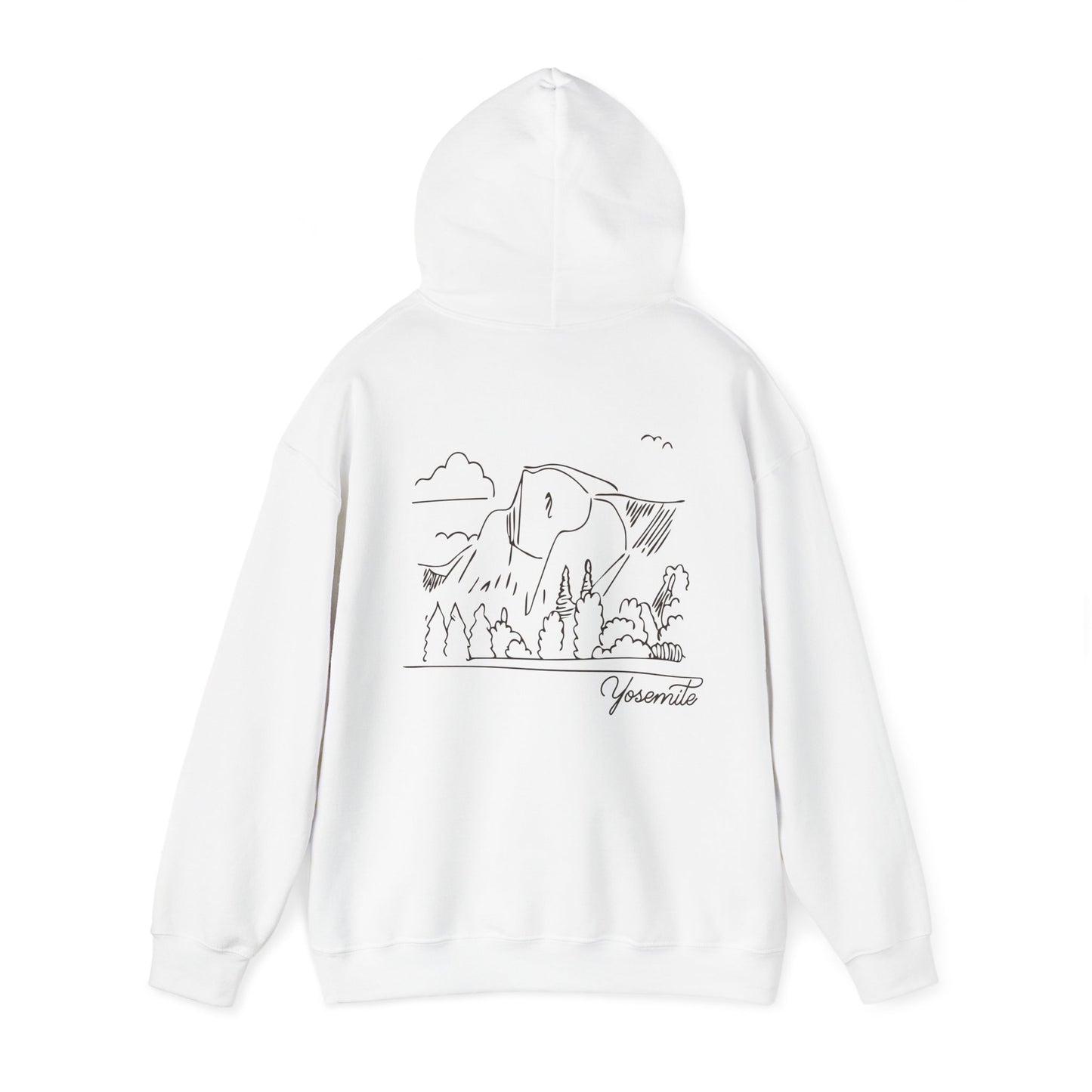 Yosemite National Park Drawing Hoodie