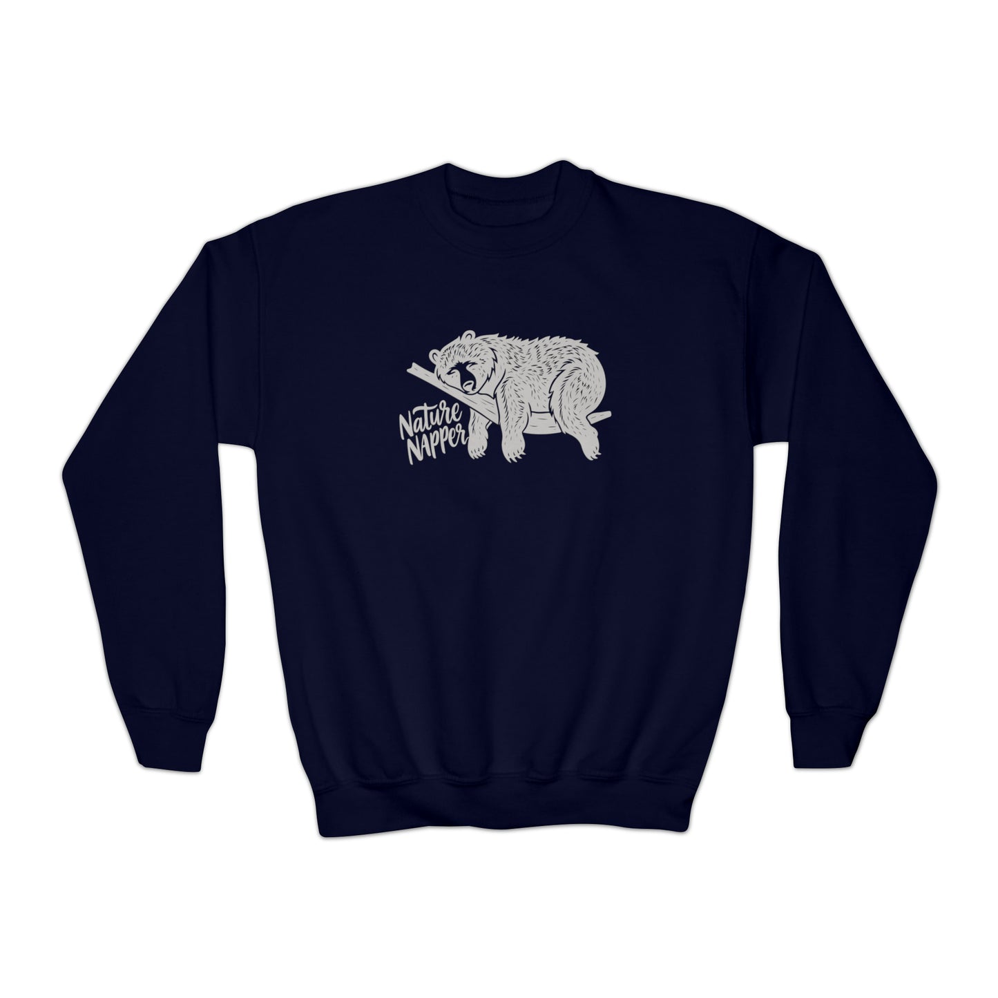 Nature Napper Bear Youth Sweatshirt