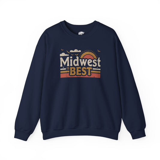 Midwest Is Best Retro Sweatshirt