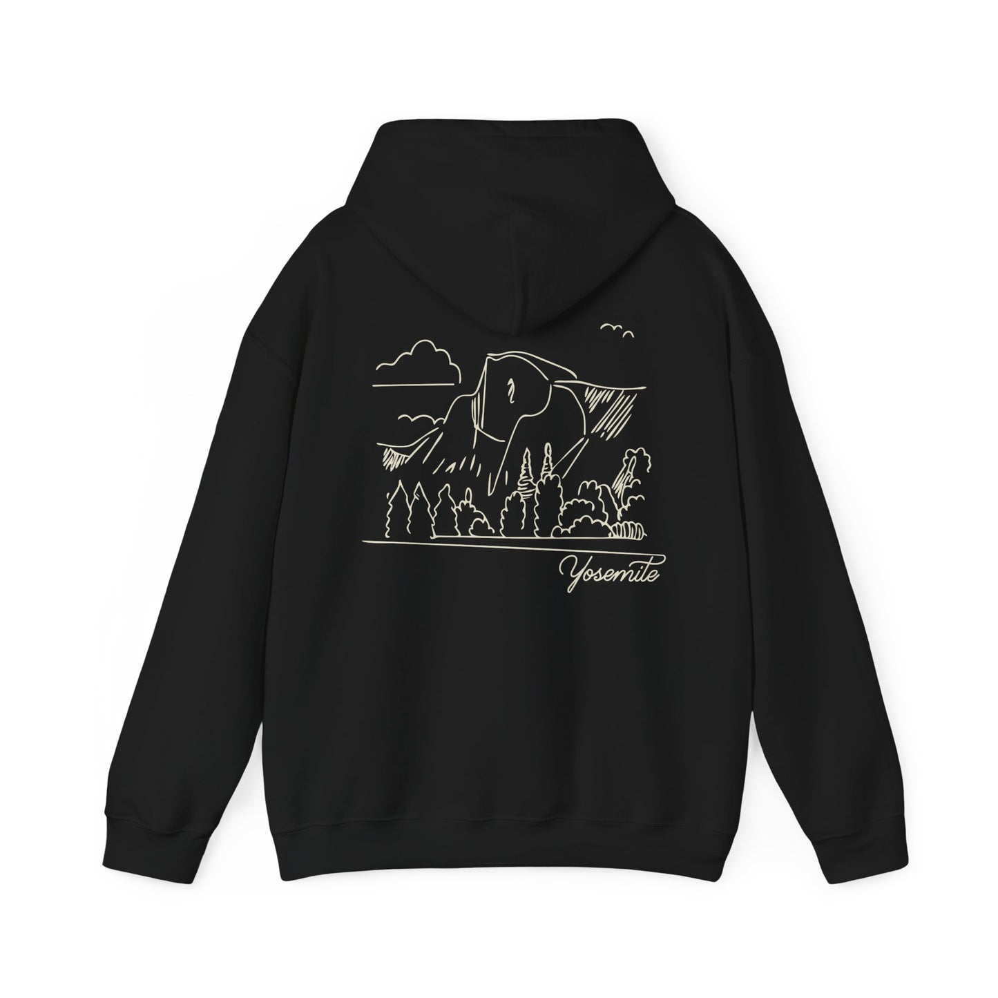 Yosemite National Park Drawing Hoodie