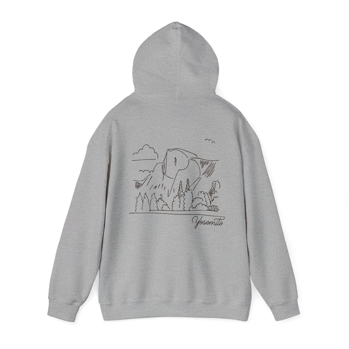 Yosemite National Park Drawing Hoodie