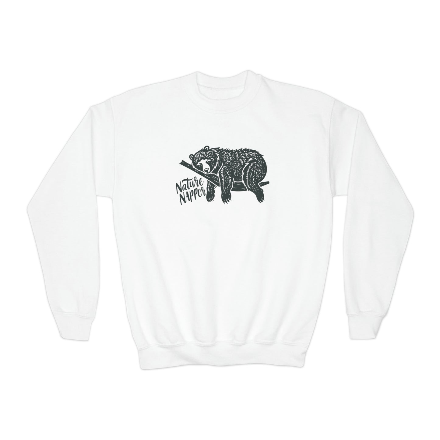 Nature Napper Bear Youth Sweatshirt