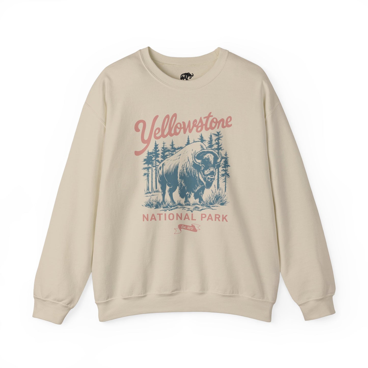 Yellowstone National Park Bison Sweatshirt