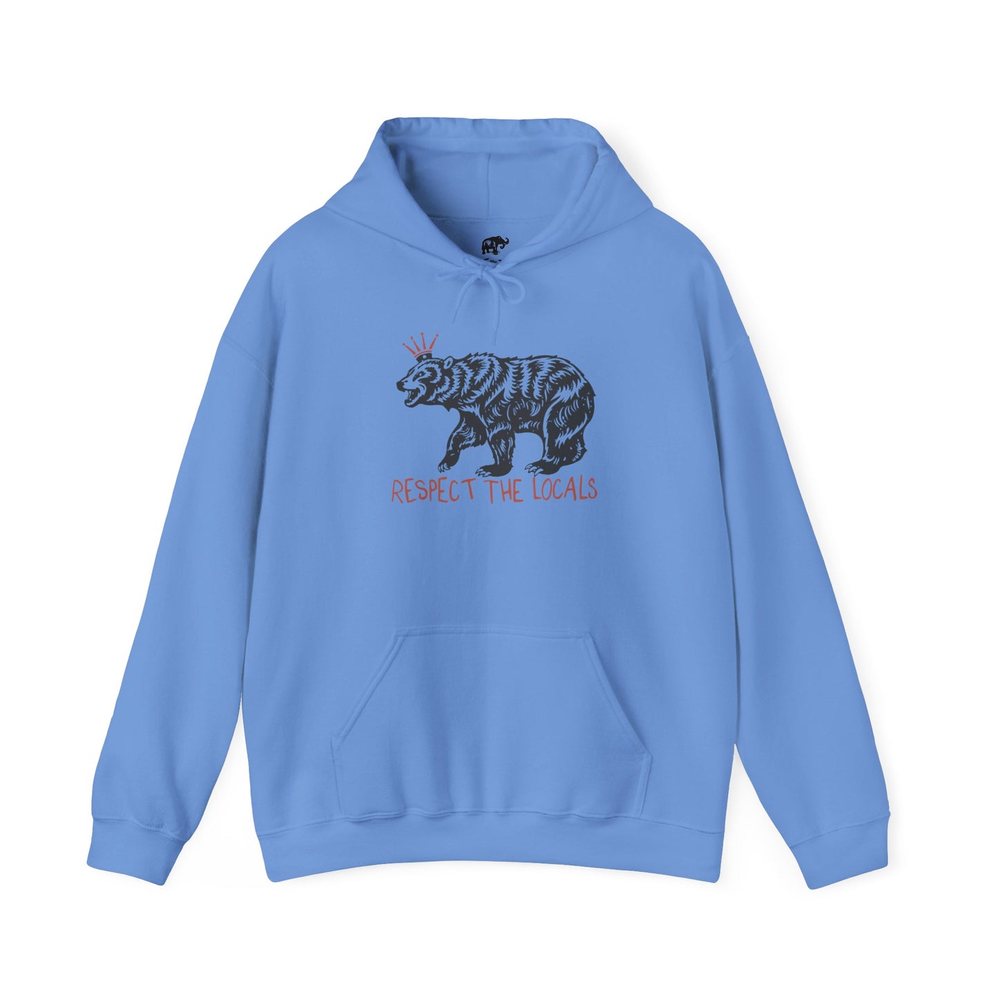 Respect The Locals Bear Hoodie