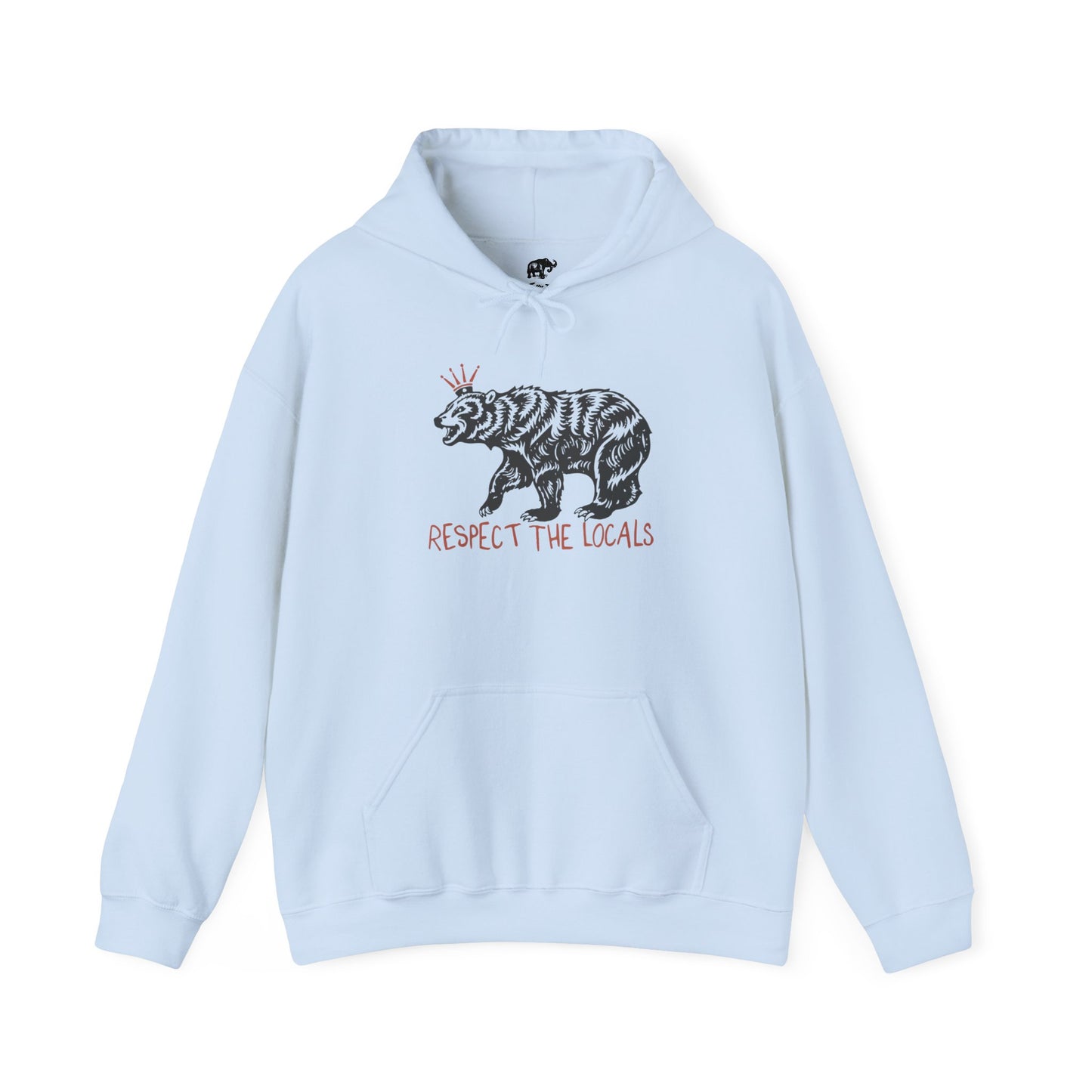 Respect The Locals Bear Hoodie