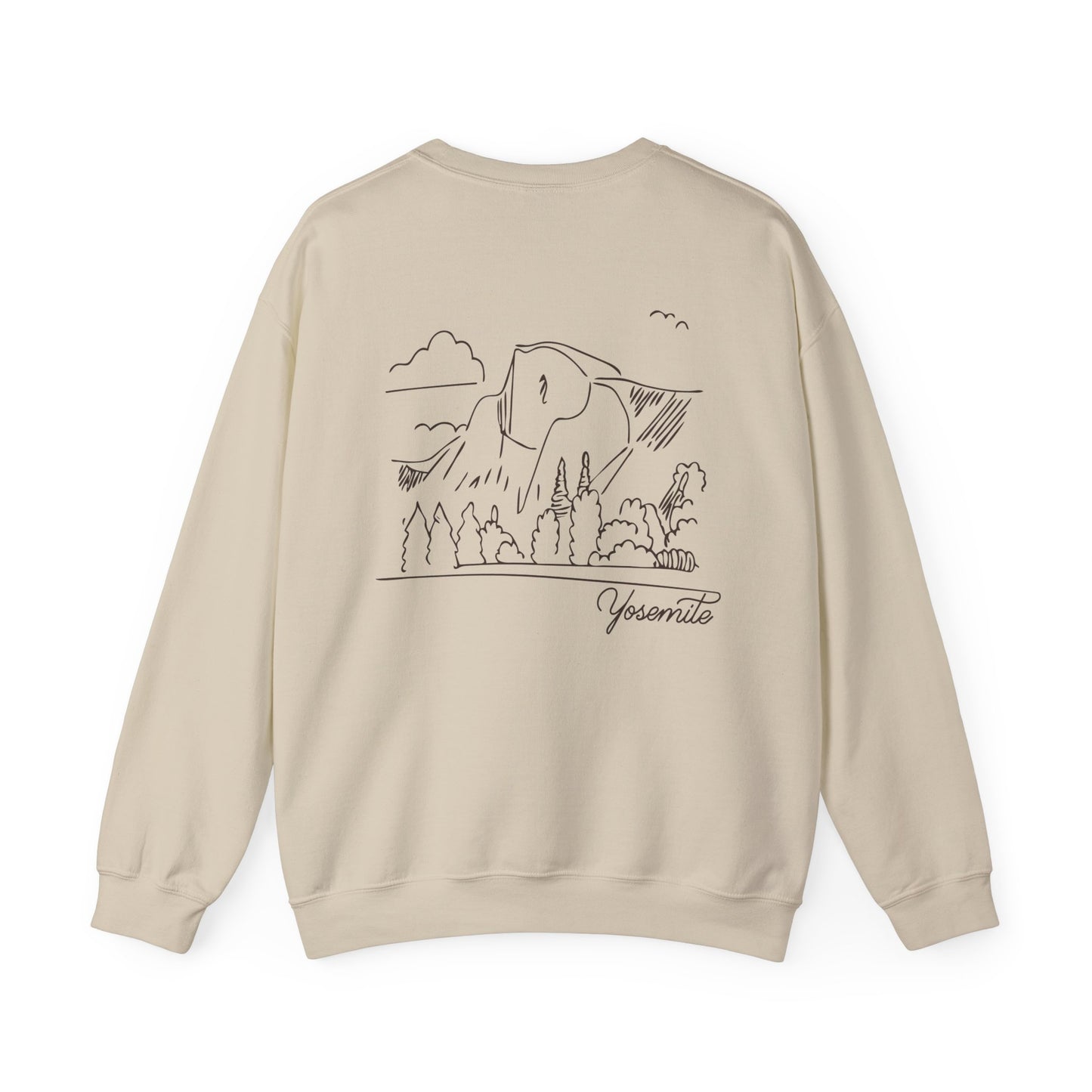 Yosemite National Park Drawing Sweatshirt