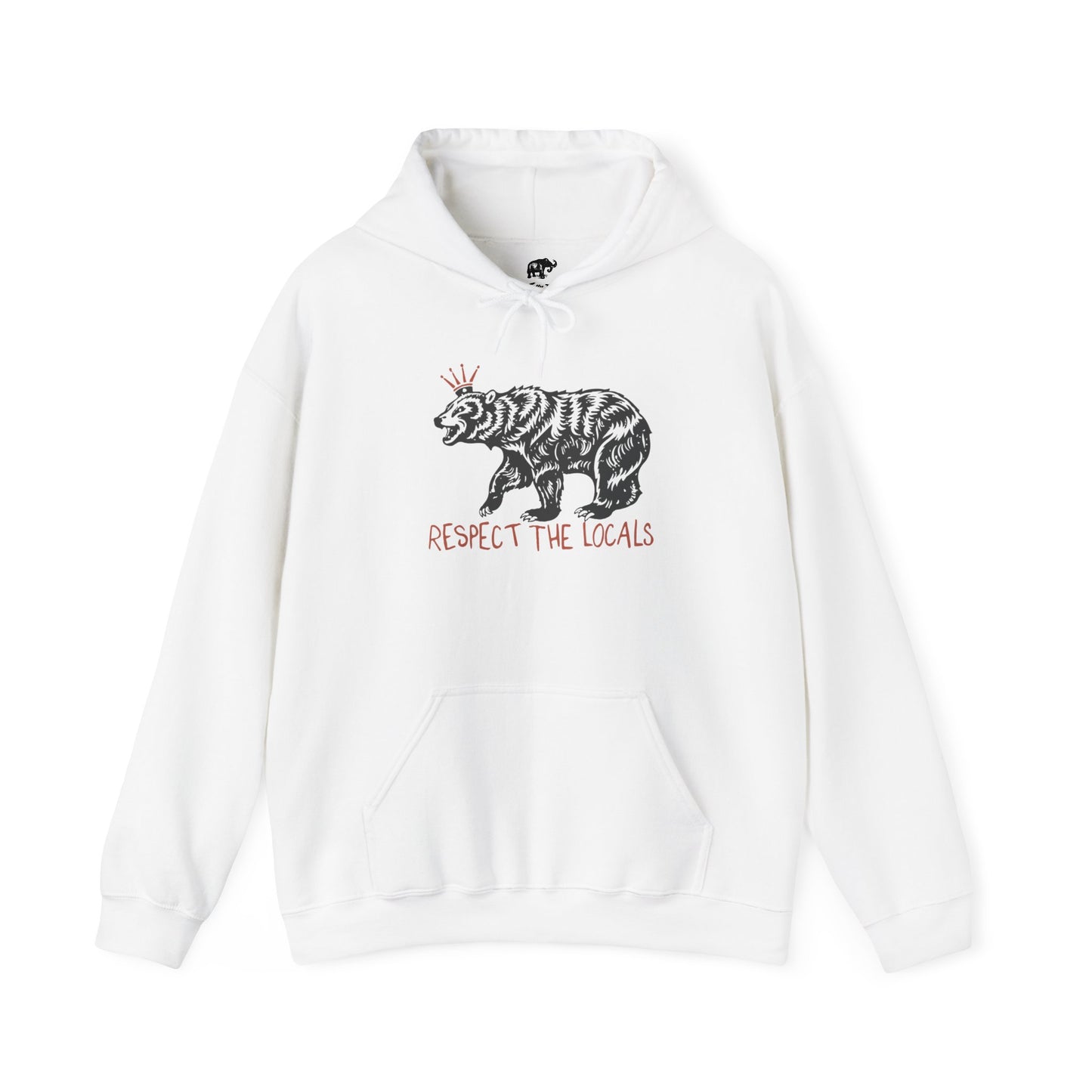 Respect The Locals Bear Hoodie